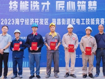 芯能科技員工在“技能選才 匠心筑夢(mèng)”配電工技能競(jìng)賽中喜獲佳績